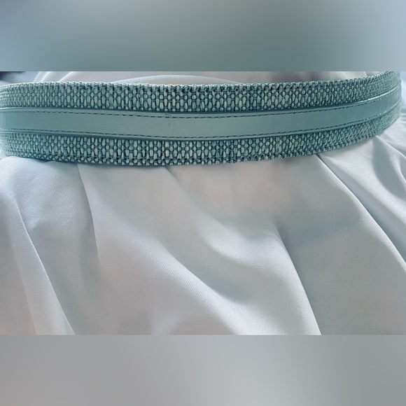 MCM Stylish Light Blue Woven Belt main image 5
